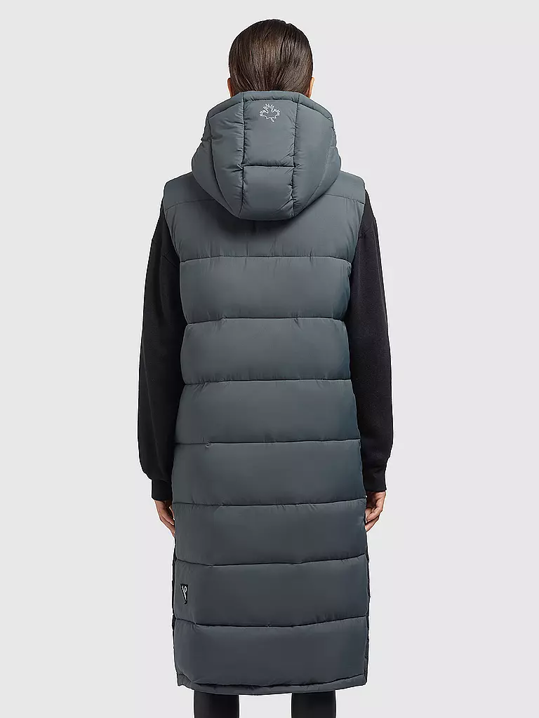 KHUJO | Steppgilet THE MAGNETA MATT | Gris