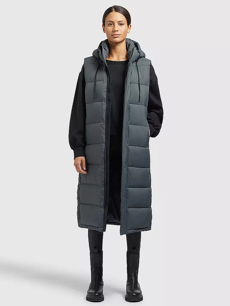 KHUJO | Steppgilet THE MAGNETA MATT | Gris