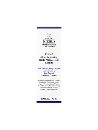 KIEHL'S | Crème pour le visage - Retinol Skin-Renewing Daily Micro-Dose Treatment 30ml