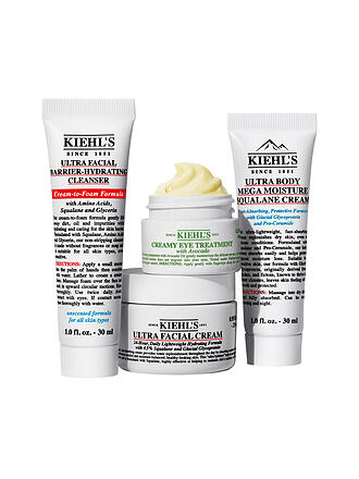 KIEHL'S | Coffret cadeau - Master Moisturizing Minis Gift Set 2x30ml / 25ml / 14ml