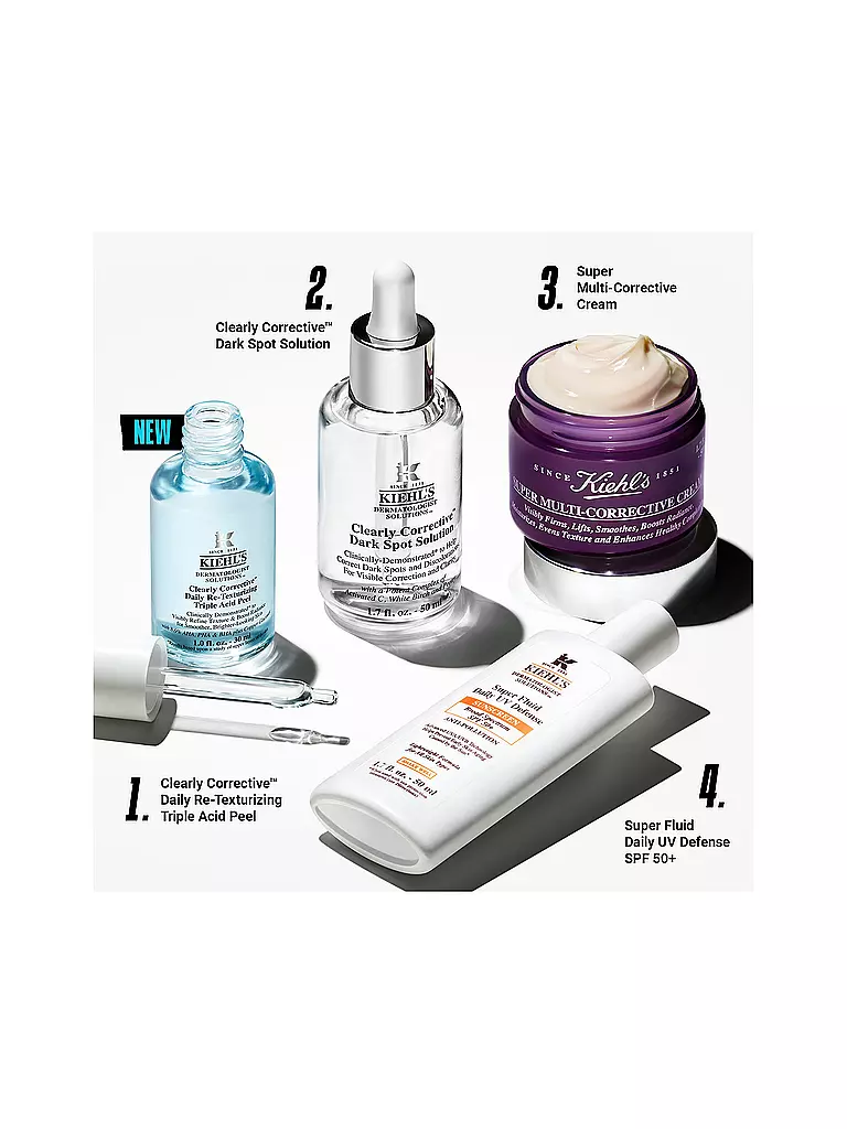 KIEHL'S | Clearly Corrective™ Re-Texturizing Triple Acid Peel 30ml | 