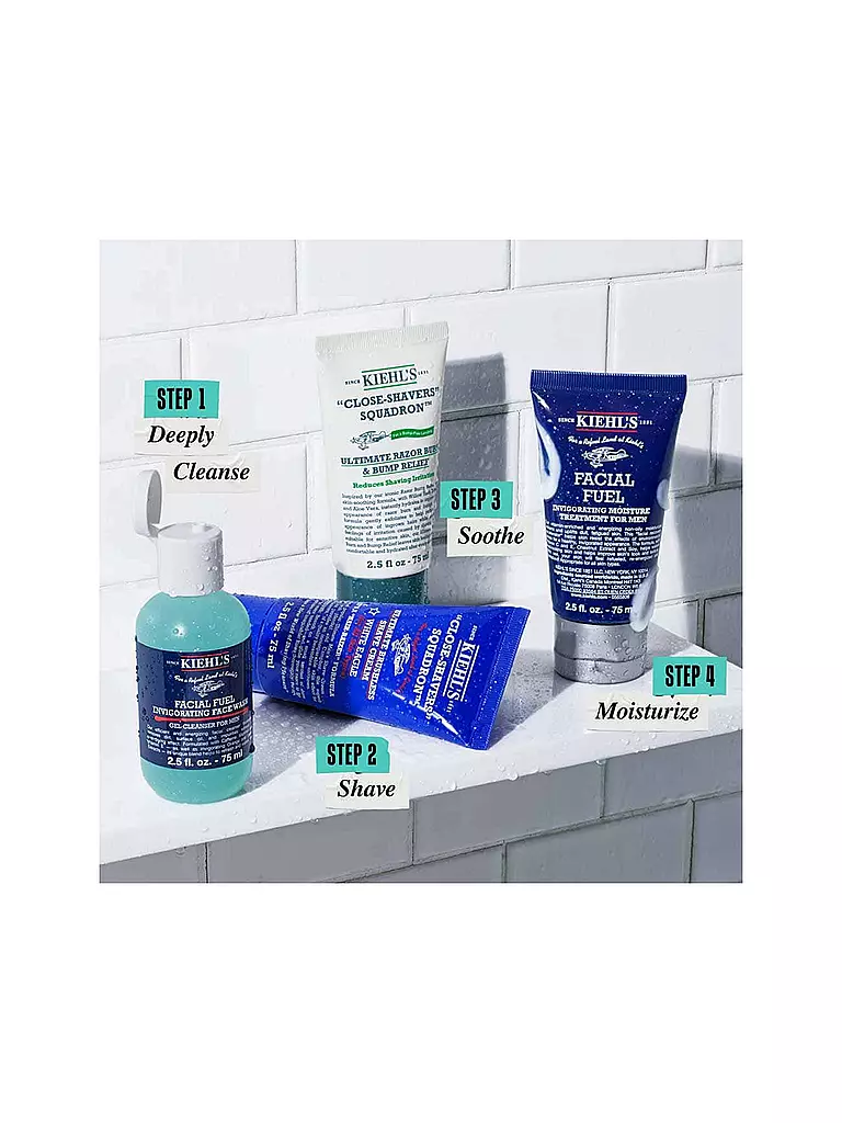 KIEHL'S | Coffret cadeau - The Grooming Regimen Set 4x75ml | 