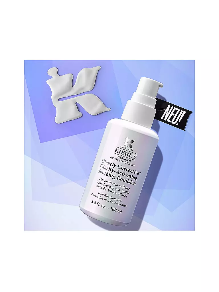 KIEHL'S | Crème pour le visage - Clearly Corrective Clarity-Activating Soothing Emulsion 100ml | Aucune couleur
