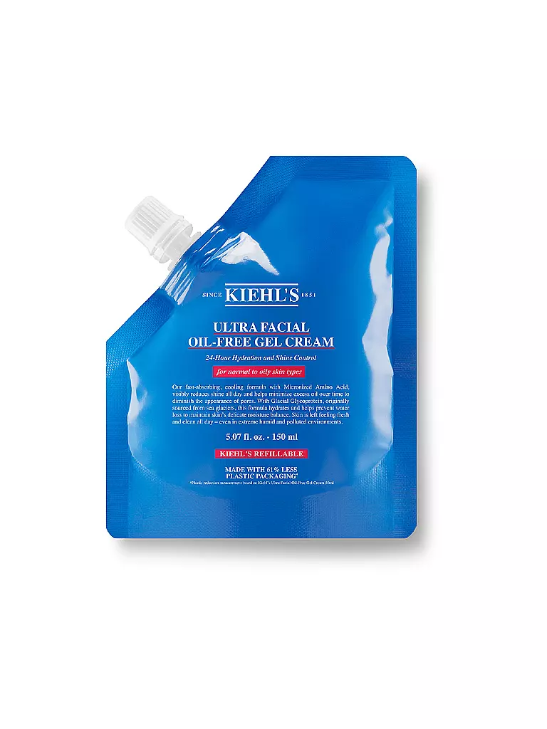 KIEHL'S | Crème pour le visage - Ultra Facial Oil-Free Gel Cream Refill Pouch 150ml | Aucune couleur