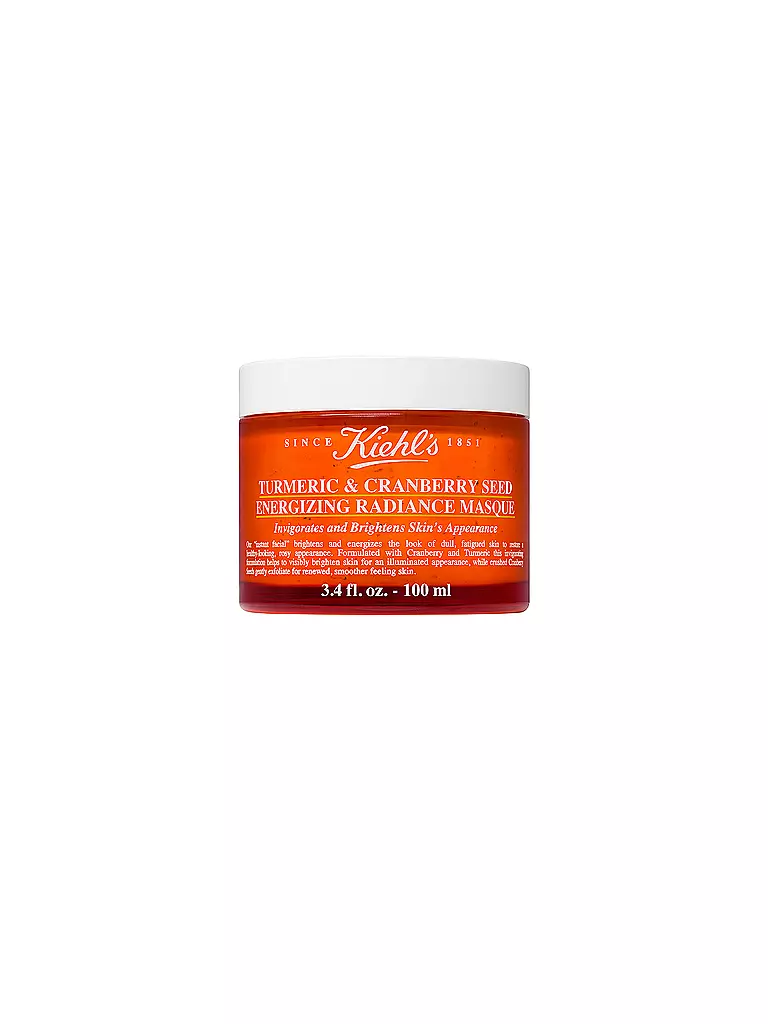 KIEHL'S | Masque Énergisant Éclat au Curcuma et aux Graines de Canneberge 100 ml | Aucune couleur