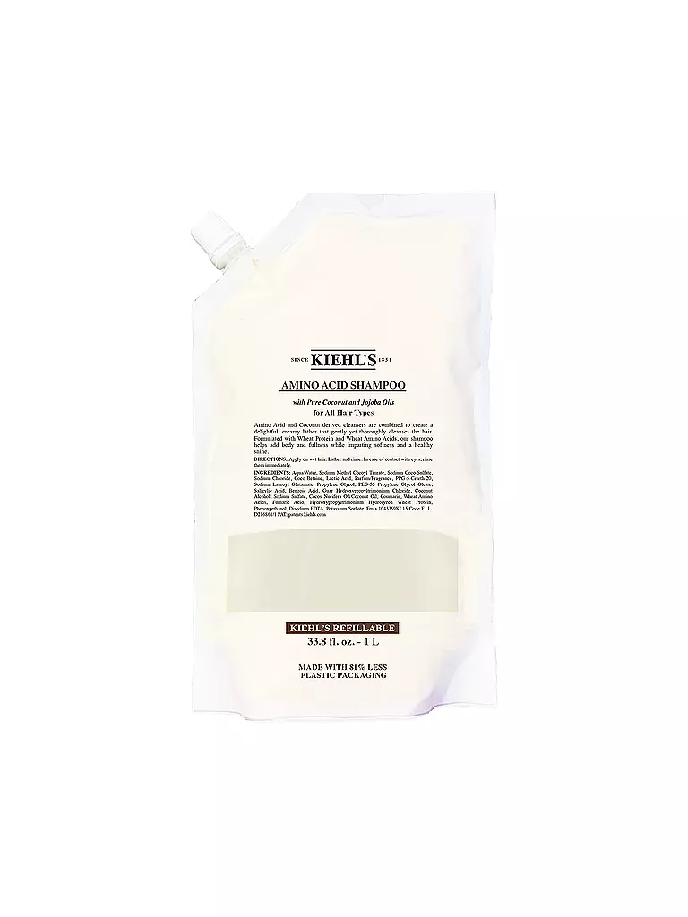 KIEHL'S | Soin capillaire - Shampooing aux acides aminés 1000 ml, recharge | keine Farbe