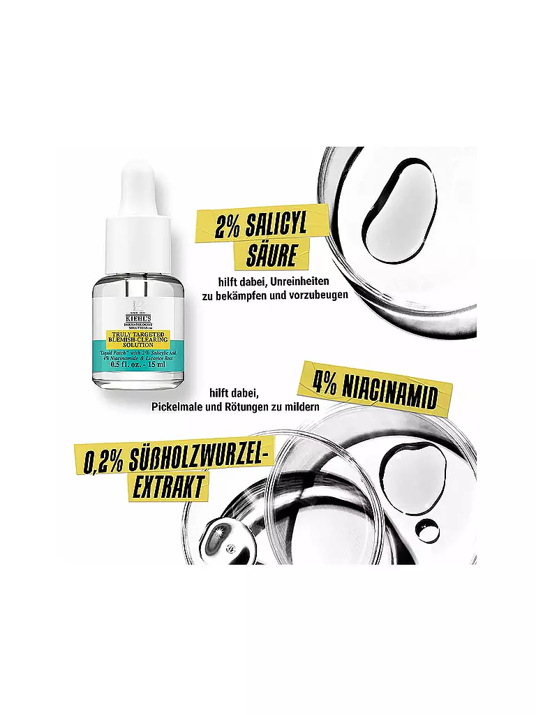 KIEHL'S | Truly Targeted Blemish Clearing Solution 15ml | 