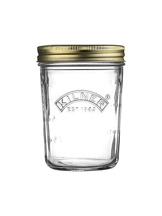 KILNER | Bocal à large ouverture 350 ml verre/métal