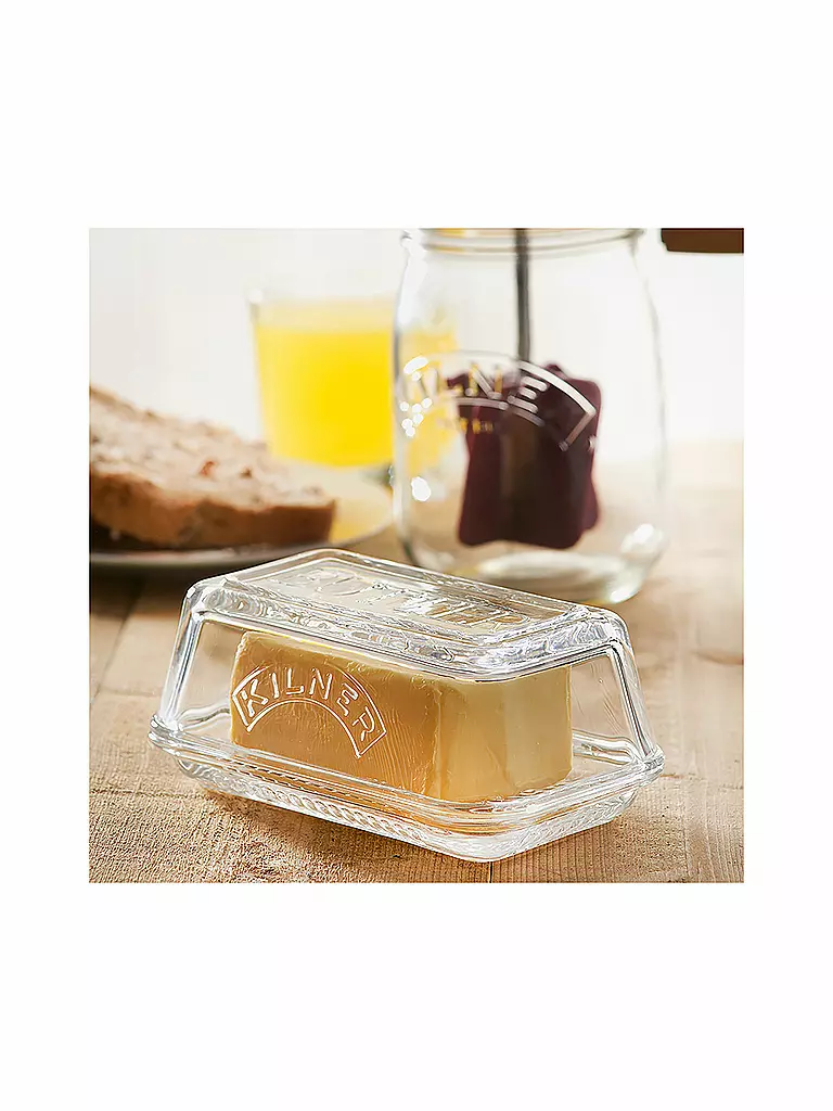 KILNER | Beurrier en verre (250g) | Transparent