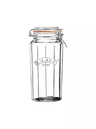 KILNER | Bocal à fermeture à levier Kilner facetté 1,8 l | Transparent
