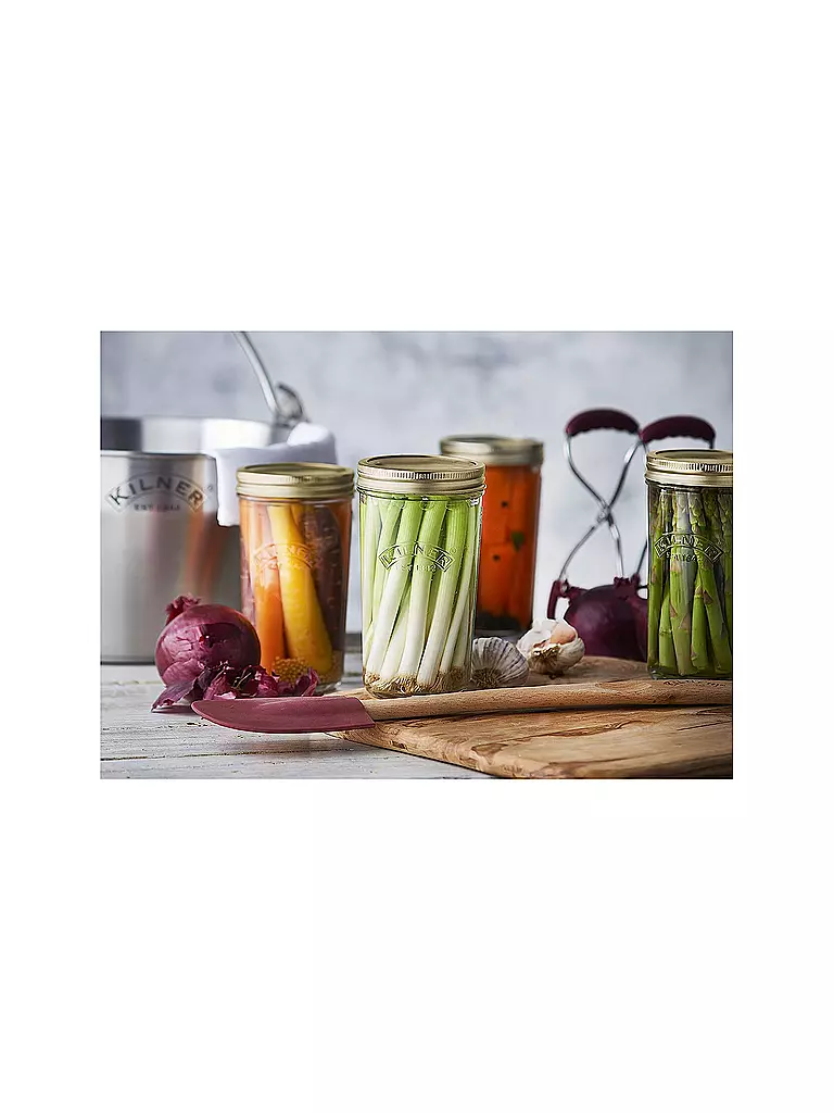 KILNER | Bocal à large ouverture 350 ml verre/métal | transparent
