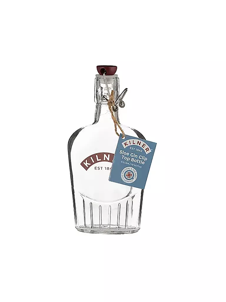 KILNER | Bouteille de gin en verre 300 ml | Transparent