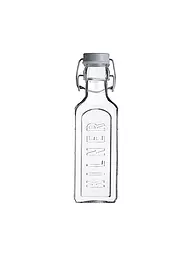 KILNER | Bouteille en verre avec bouchon à étrier 300ml verre carré | Transparent