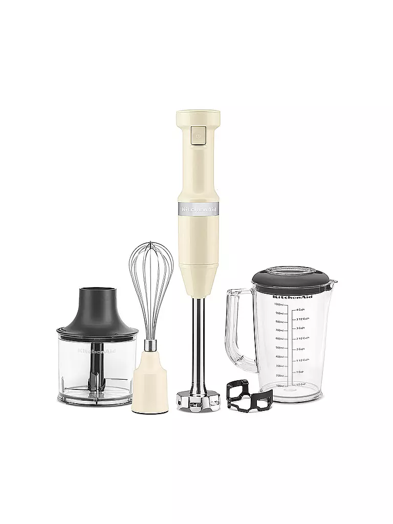 KITCHENAID | Mixeur plongeant avec accessoires 5KHBV83EAC Crème | Crème