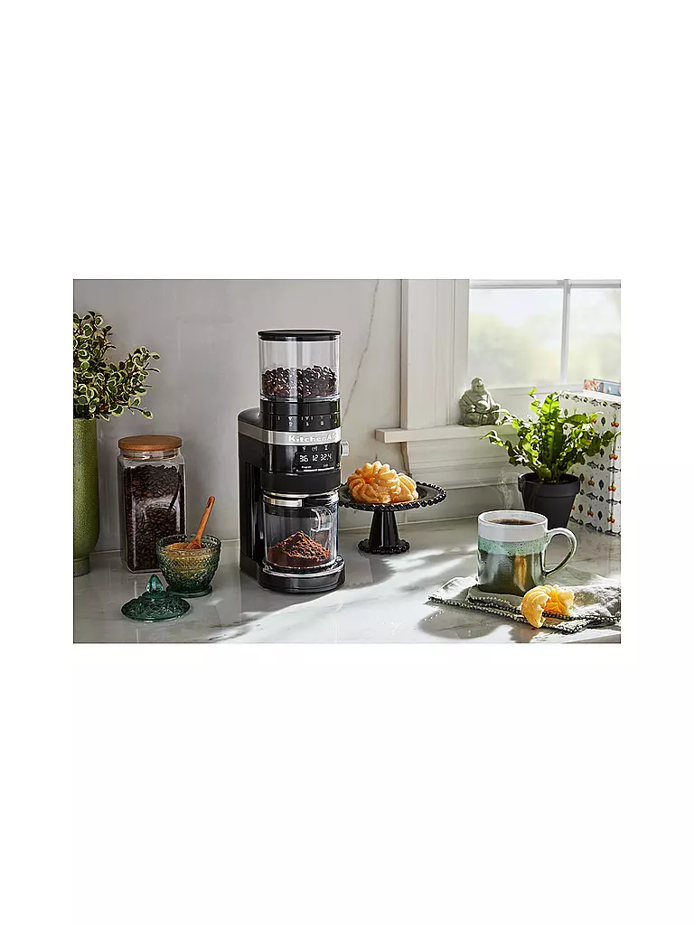 KITCHENAID | Moulin à café Artisan 5KCG8433EOB Onyx Noir |
