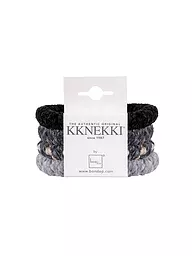 KKNEKKI | Lot de 4 élastiques à cheveux BUNDLE 37 | Noir