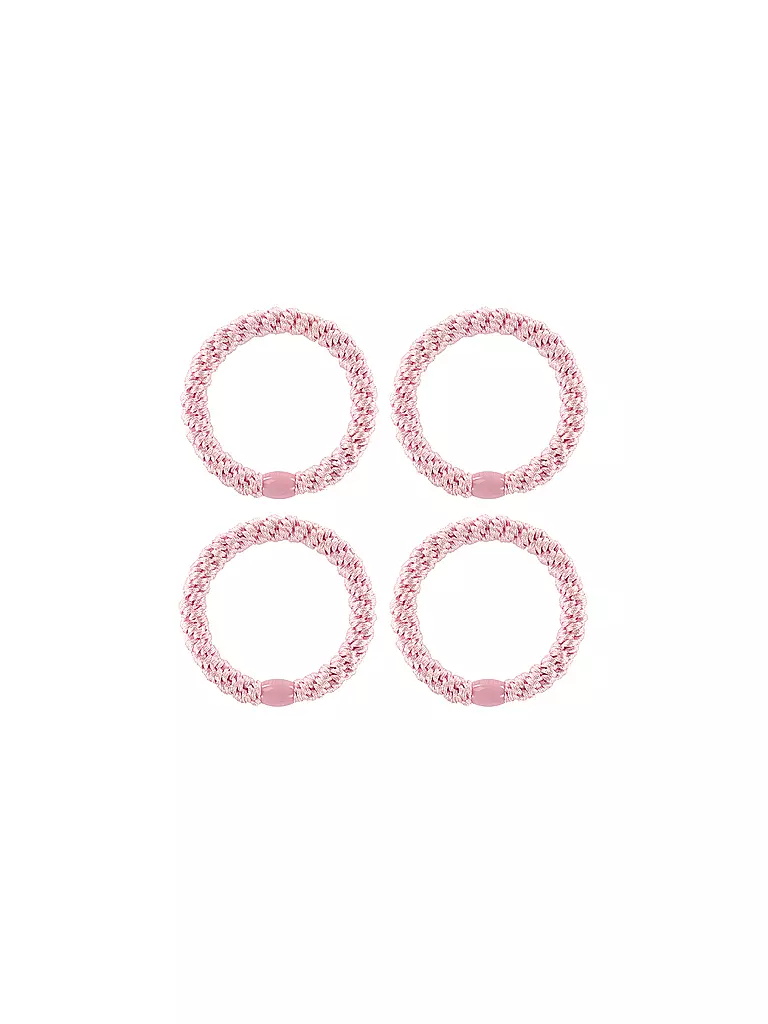 KKNEKKI | Élastiques à cheveux, lot de 4, BUNDLE 26 | Rose