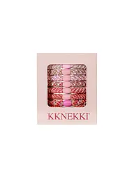 KKNEKKI | Élastiques à cheveux, lot de 8, ÉDITION ARMY | Rose