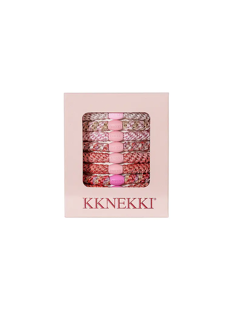 KKNEKKI | Élastiques à cheveux, lot de 8, ÉDITION BALLET | Rose