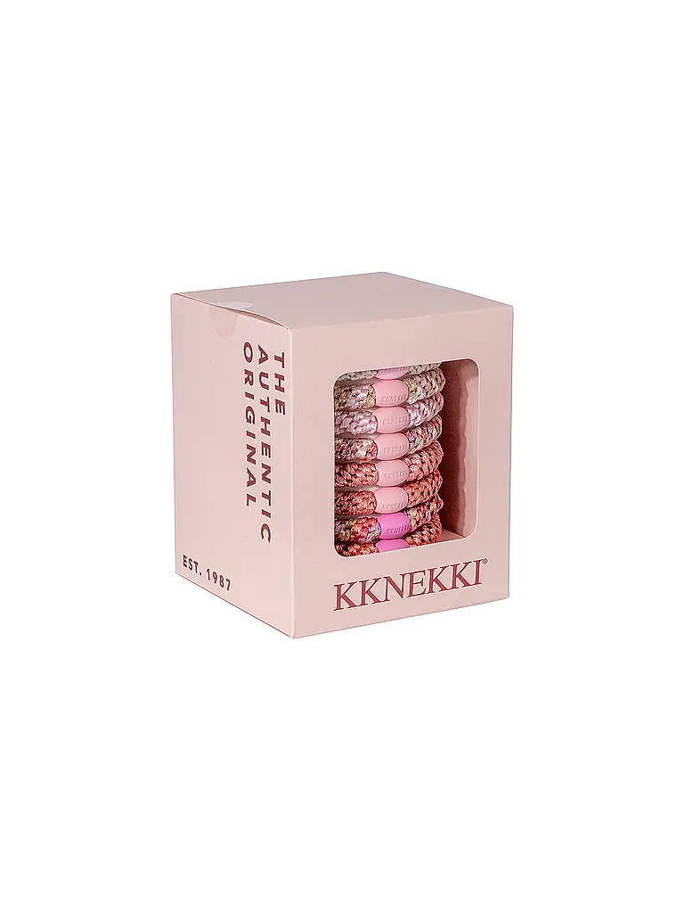 KKNEKKI | Élastiques à cheveux, lot de 8, ÉDITION BALLET | Rose