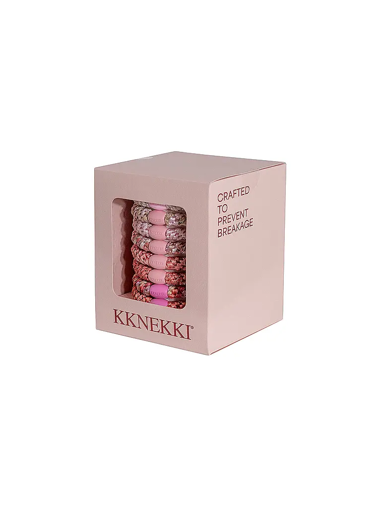 KKNEKKI | Élastiques à cheveux, lot de 8, ÉDITION BALLET | Rose