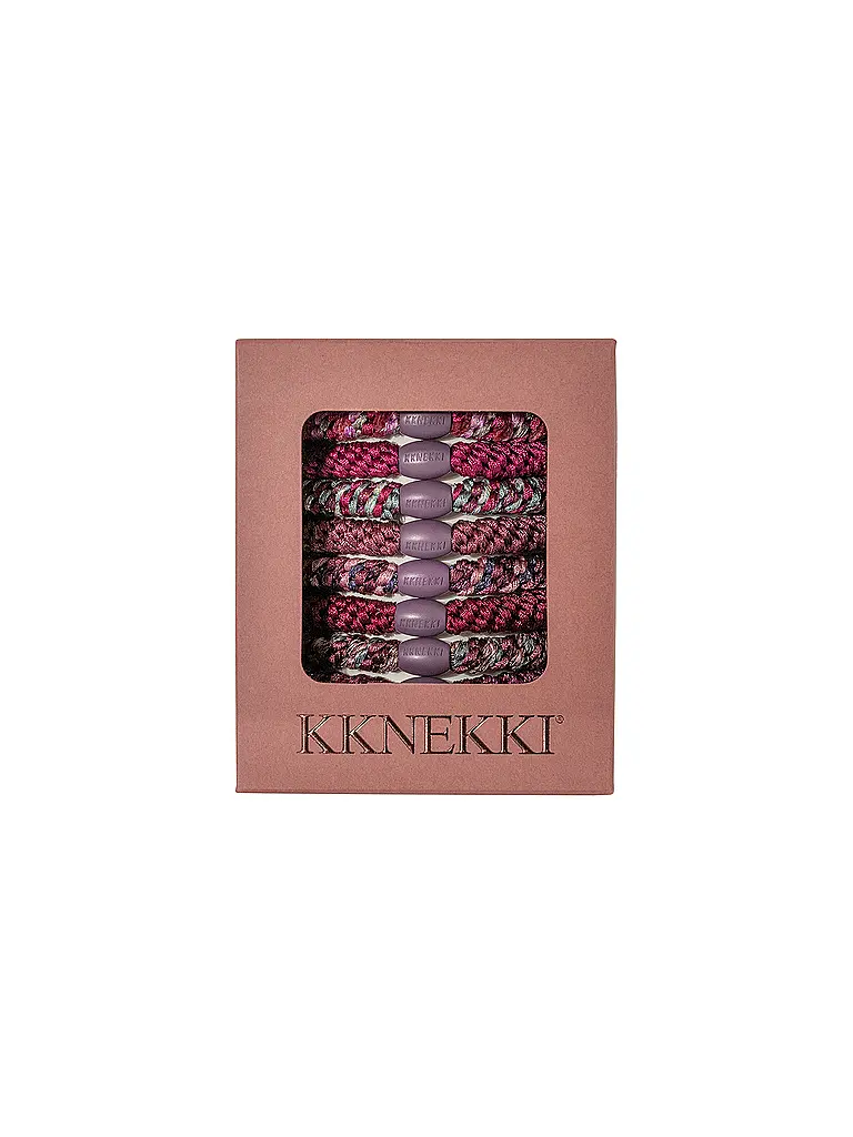 KKNEKKI | Élastiques à cheveux, lot de 8, ÉDITION PLUM | Bleu