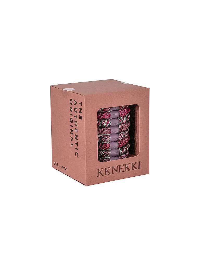 KKNEKKI | Élastiques à cheveux, lot de 8, ÉDITION PLUM | Bleu