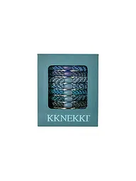 KKNEKKI | Élastiques à cheveux, lot de 8, ÉDITION ARMY | Bleu