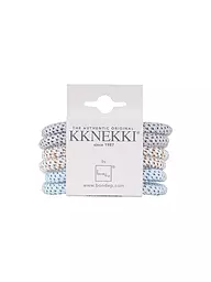 KKNEKKI | Élastiques à cheveux lot de 6 BUNDLE 14 | Bleu clair
