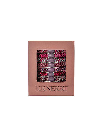 KKNEKKI | Élastiques à cheveux, lot de 8, ÉDITION PLUM