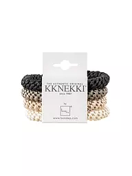 KKNEKKI | Lot de 4 élastiques à cheveux BUNDLE 37 | Noir