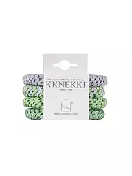 KKNEKKI | Lot de 4 élastiques à cheveux BUNDLE 37 | Vert clair