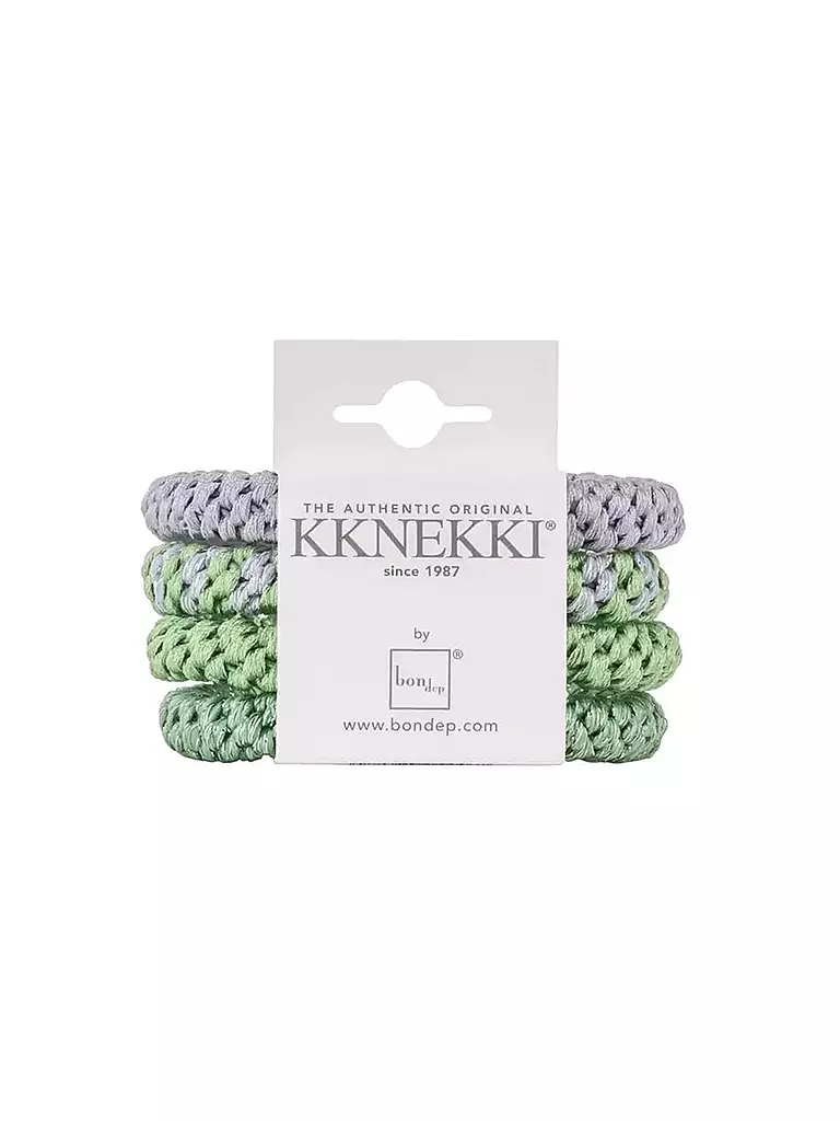 KKNEKKI | Haargummi 4er Pkg BUNDLE 47 | Vert clair