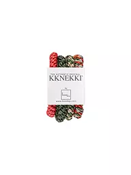 KKNEKKI | Lot de 4 élastiques à cheveux BUNDLE 37 | Vert foncé