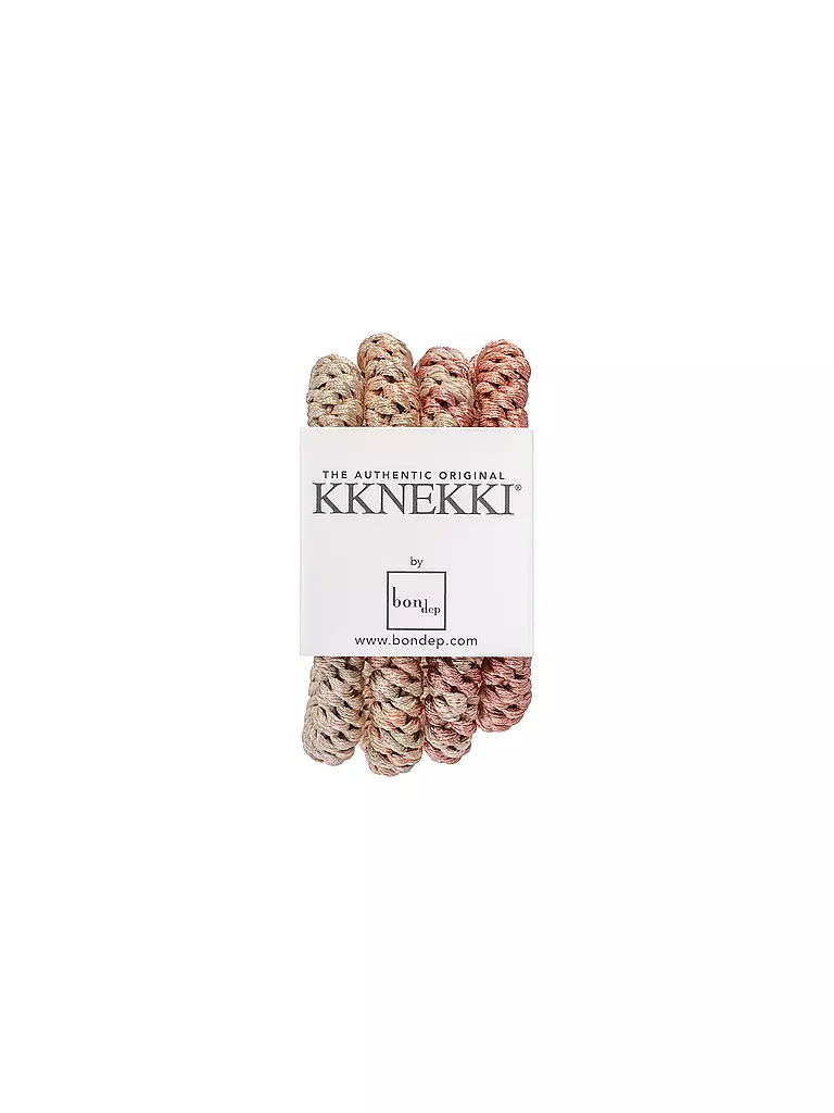 KKNEKKI | Haargummi 4er Pkg BUNDLE 7 | Rose