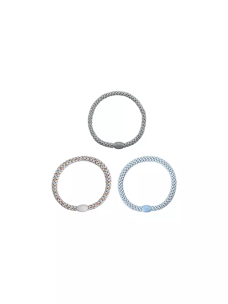 KKNEKKI | Haargummi 6er Pkg BUNDLE 14 | Bleu clair