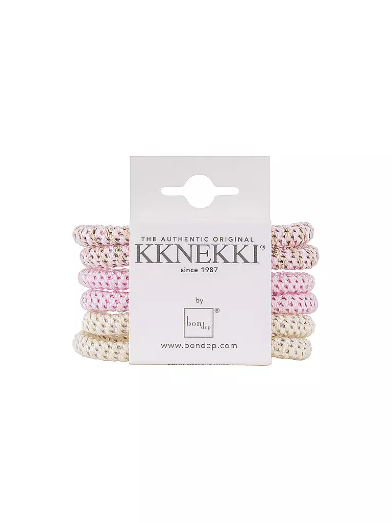 KKNEKKI | Haargummi 6er Pkg BUNDLE 15 | Rose