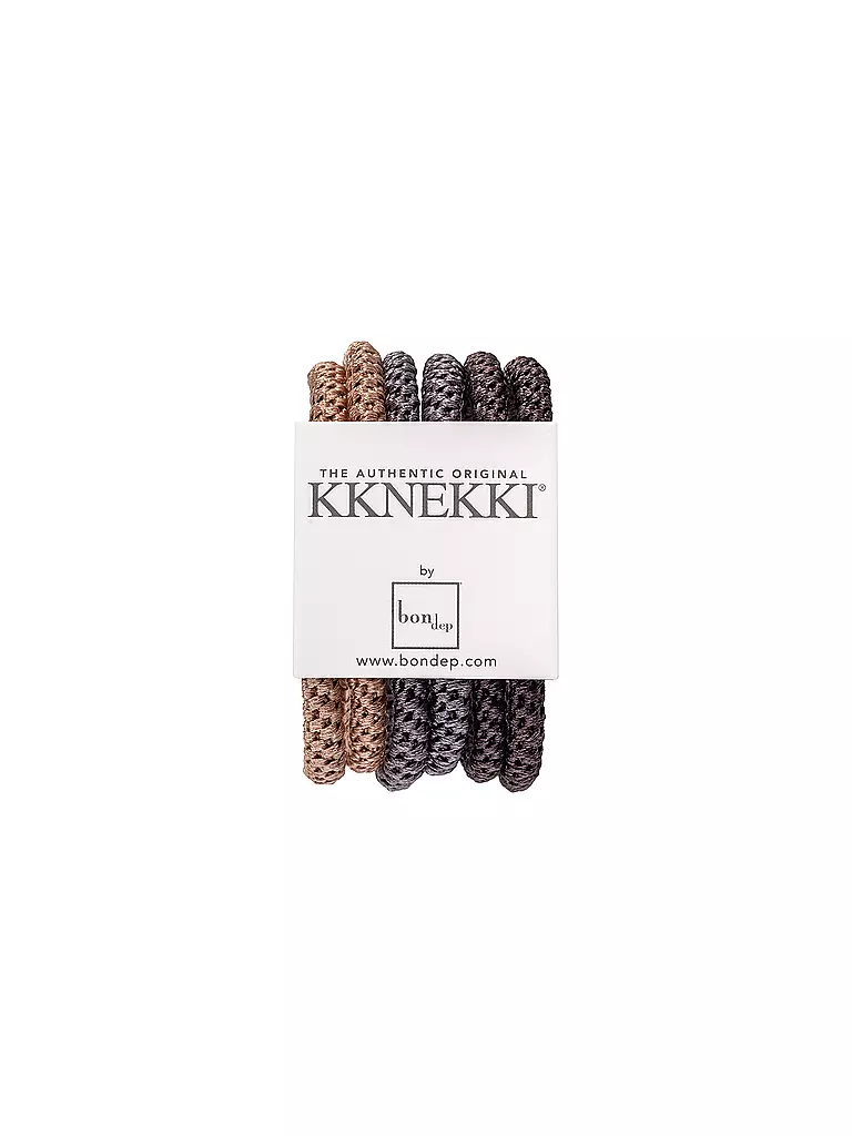 KKNEKKI | Haargummi Lot de 6 BUNDLE 12 | Marron