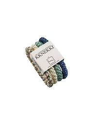 KKNEKKI | Lot de 4 élastiques à cheveux BUNDLE 37 | Bleu