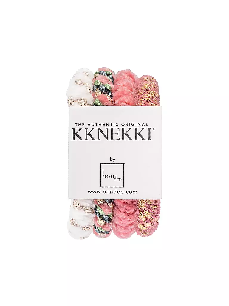 KKNEKKI | Lot de 4 élastiques à cheveux BUNDLE 18 | Multicolore