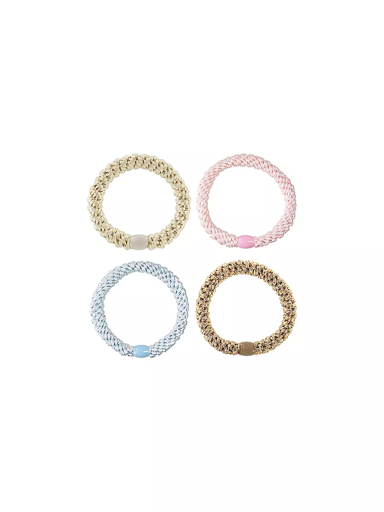 KKNEKKI | Lot de 4 élastiques à cheveux BUNDLE 37 | Beige