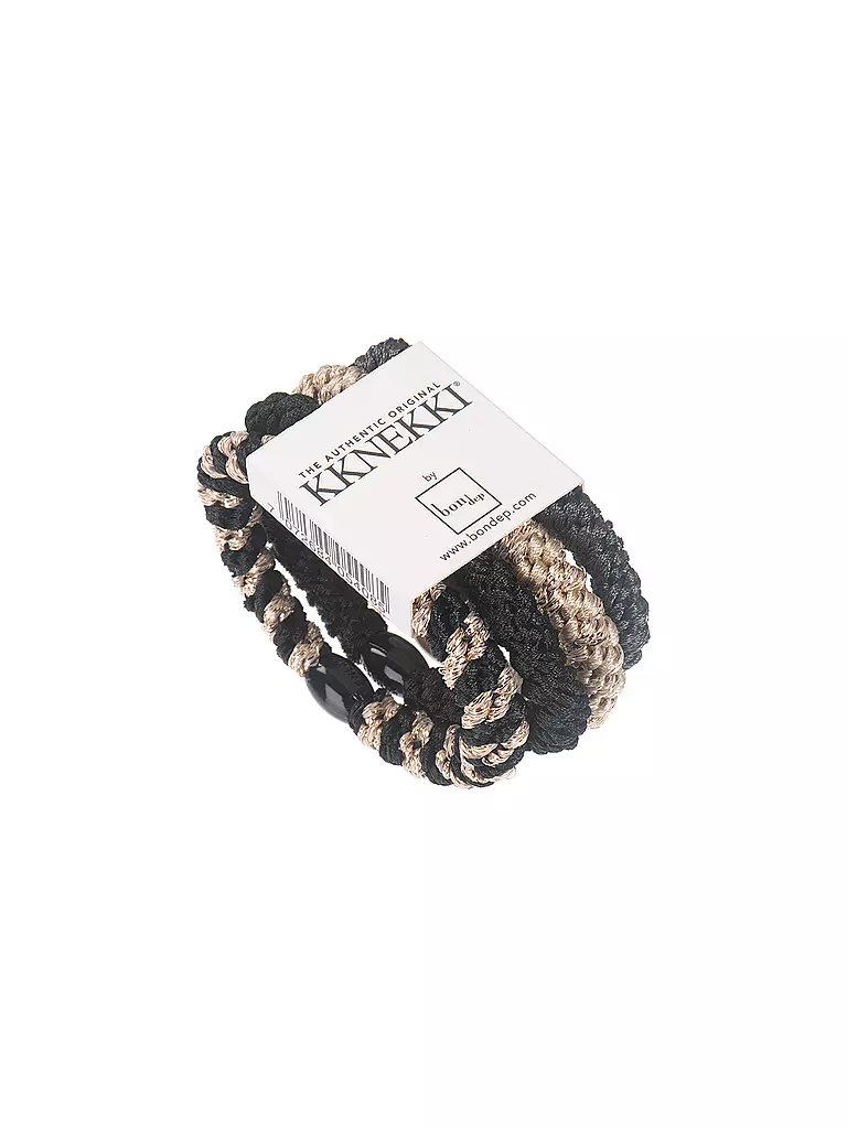 KKNEKKI | Lot de 4 élastiques à cheveux BUNDLE 9 | Gris