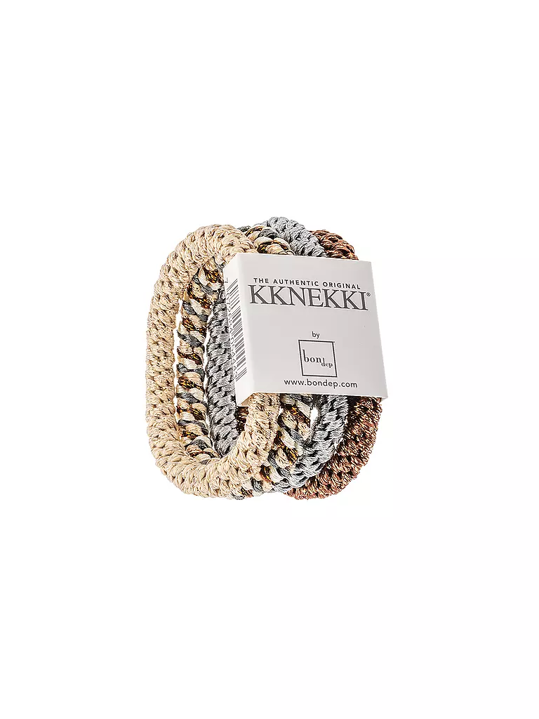 KKNEKKI | Produktname: Chouchou lot de 4 BUNDLE 45 | Gris clair