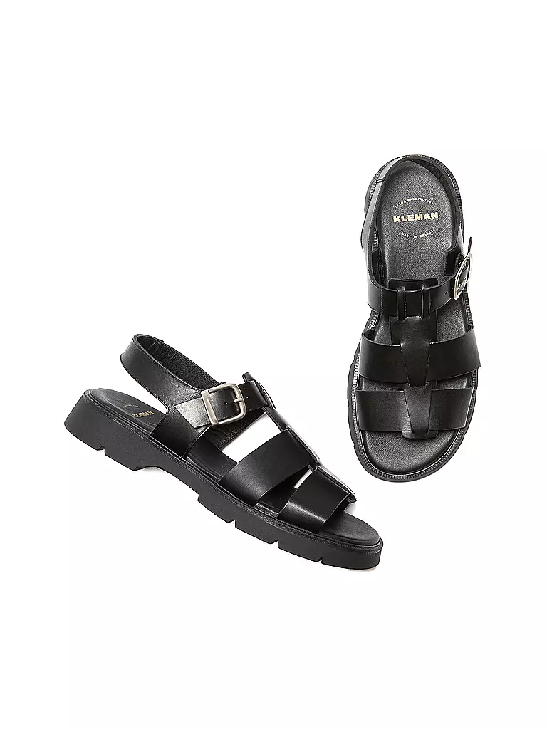 KLEMAN | Sandalen BALLAST | Noir