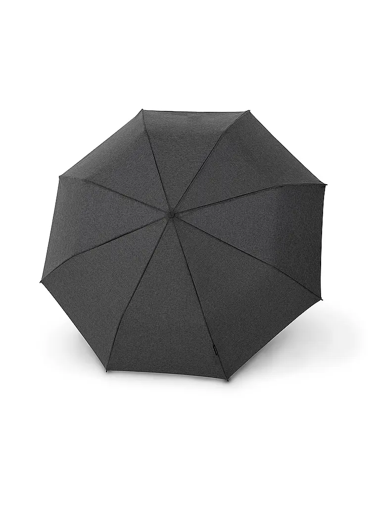 KNIRPS | Parapluie Chrome Mat Duomatic | Noir