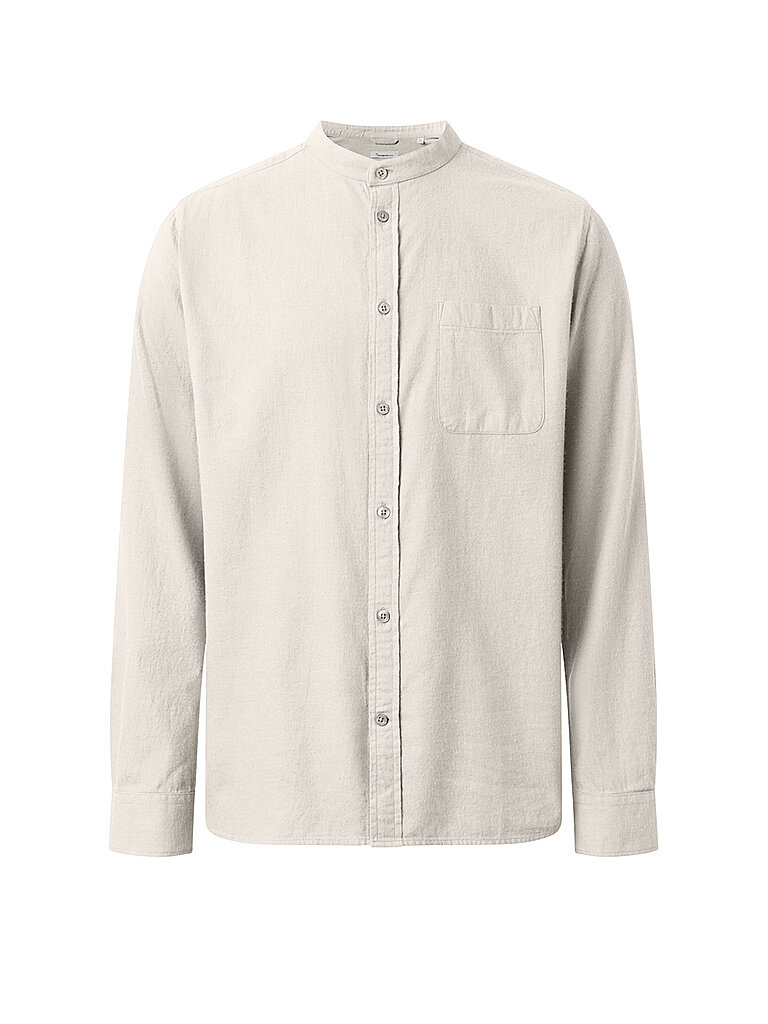 Chemise en flanelle beige M