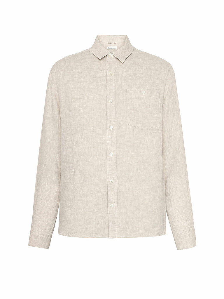 Chemise en lin beige XL