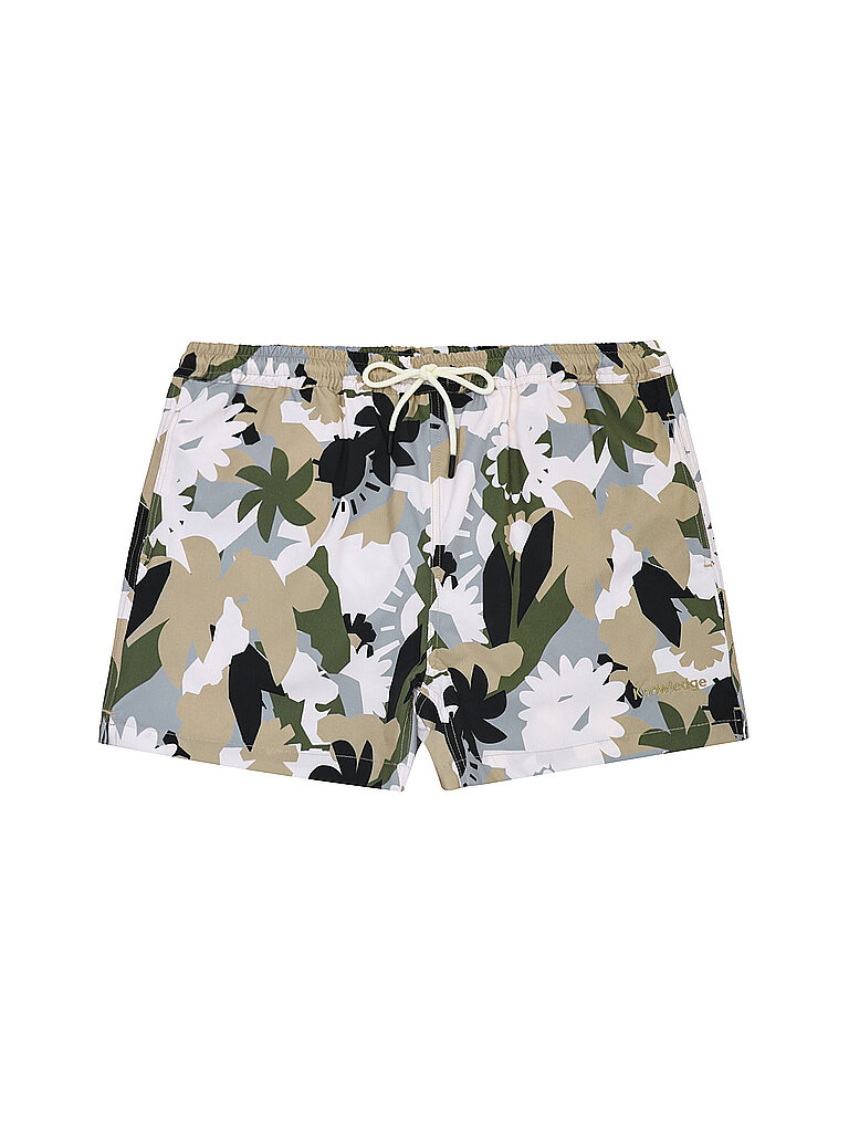 Short de bain olive S