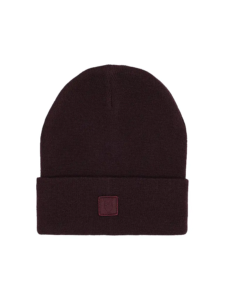 KNOWLEDGE COTTON APPAREL | Bonnet - Tuque | dunkelrot