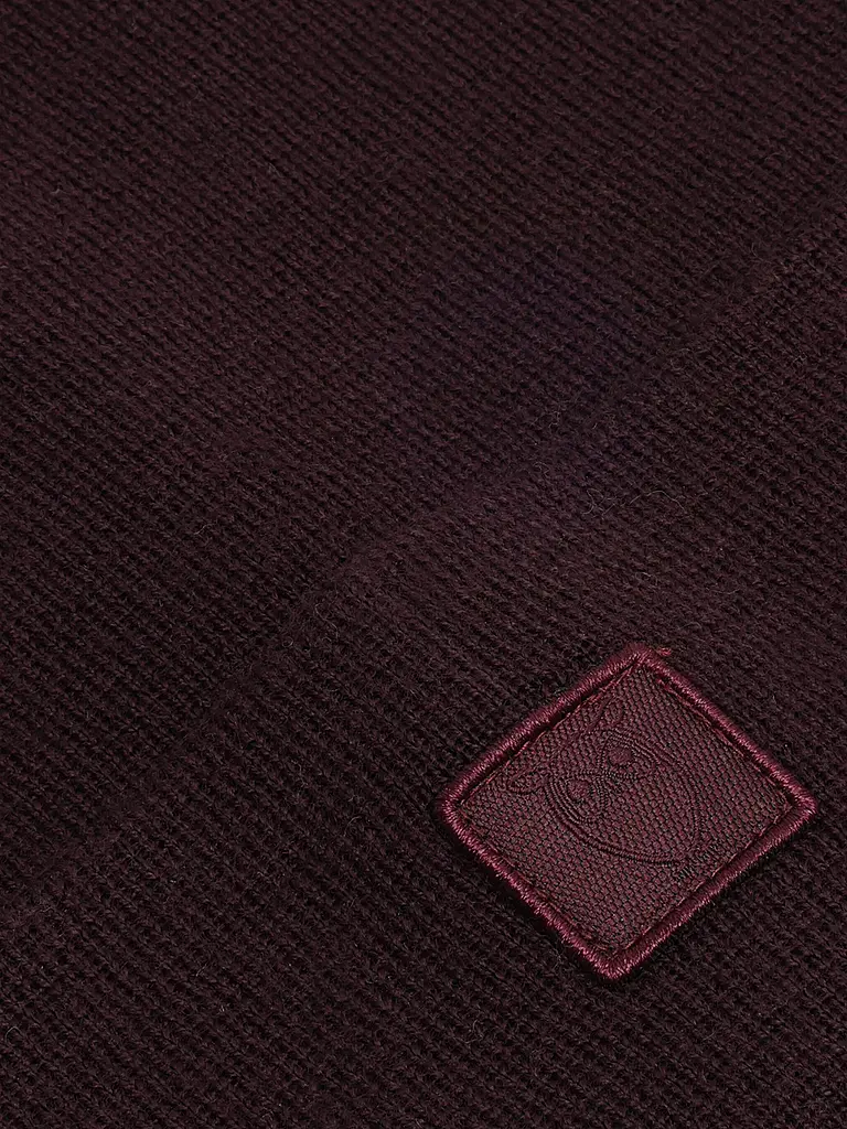 KNOWLEDGE COTTON APPAREL | Bonnet - Tuque | dunkelrot